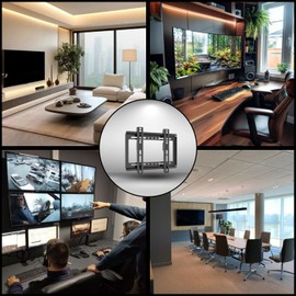 LINK BITS F1442N01LB Soporte para Pantalla Fijo de 14” a 42” Pulgadas, 25 Kg de Carga, LED, LCD, PDP, y Smart TV