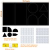 Blackout Blinds, (100 x 145CM) Portable Blackout Curtains, 100% Blackout