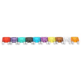 100 Pieces Car Blade Fuses Assortment Kit, Mini Car Boat Truck Replacement Blade Fuses 2A / 3A / 5A / 7.5A / 10A / 15A / 20A / 25A / 30A / 35A with Storage Box
