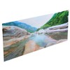 PVC Mountain Interval Rivers Fish Tanks Wallpaper Aquarium Background Poster