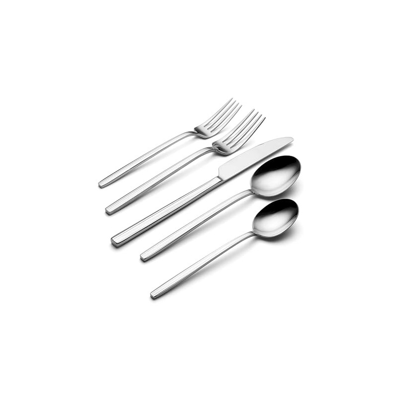 Oneida Mirror Dean Piece Flatware Set, 20 Count