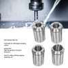 4PCS OZ25 Collets with Wrench Spring Steel Cutting Collet Set