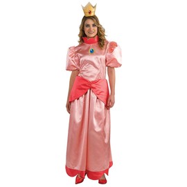 Rubie's Princess Peach Costume - Medium - Dress Size 10-12