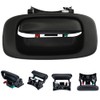 Riloer Tailgate Handle ABS Black Tailgate Handle with Replacement Kit