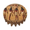 WZYWHJ Ancient Egyptian Hieroglyph Printing Round Decorative Tablecloth 60 in