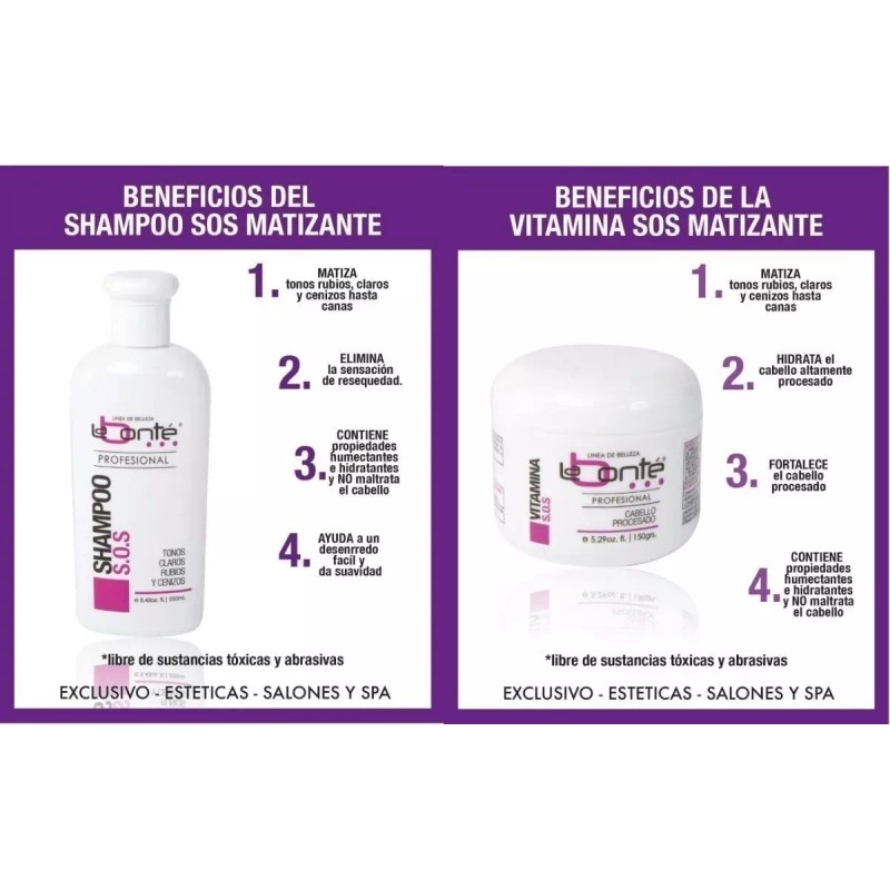 Labonté Shampoo Sos 1lt La Bonté + Vitamina Sos 1kg