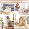 Tiny Vase for Cat Whisker，Brass Miniature Vase Cat Whisker Collector，Home