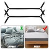 hzbaiyi 2 Pcs Bed Sheet Clips Triangle Adjustable Bed Sheet