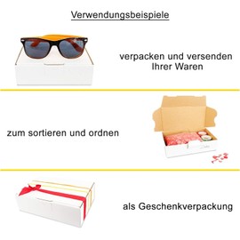 verpacking Large Letter Boxes 350 x 250 x 20 mm Large Letter Box GB-2 DIN A4 B4 for Goods Shipments (Inner Dimensions 340 x 245 x 17 mm) DHL GLS DPD White Shipping Box Book Mail Letter (Pack of 10)