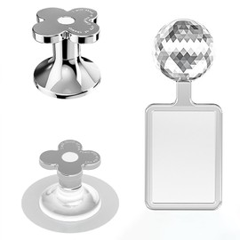 CIXVOEMK Toilet Flush Button for Women with Long Nails,Lid Lifter,Home Push Button Helper,Toilet Seat Lifter (3PCS-Small Flower Set)