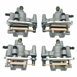 LYK Front& Rear Brake Calipers Left Right for YAMAHA Grizzly 550 700 YFM700F YFM550F