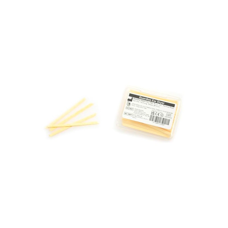 GUARDIAN Ear Canal Wicks, Natural, 6 cm Length, Box of