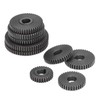 9Pcs Metal Gear Set Mini Lathe Cutting Machine Gears,Compatible with