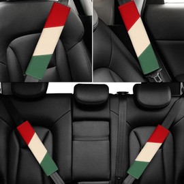 yimoyop Suede Car Seatbelt Pads 2 Pack Universal Safety Belt Cover Seat Belt Cushion Three Colors Stylish Shoulder Protector Automobile Interior Accessories