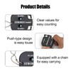 2 Pcs Golf Ball Counter, Golf Stroke Counter, Mini Golf