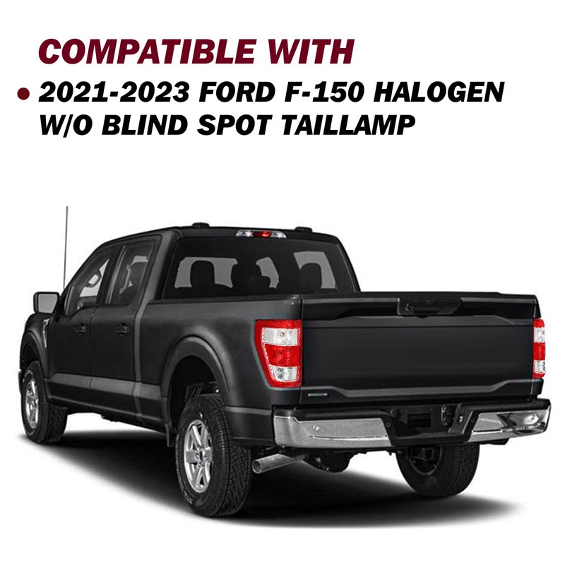 JSBOYAT Halogen Tail Light Assembly Replacement for 2021 to 2024