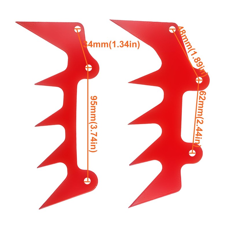 Mtanlo Dual Felling Dog Bumper Spikes Chain Catcher Set for