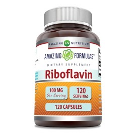 Amazing Formulas Riboflavina Vitamina B2 120 Cpsulas                                                                                                  