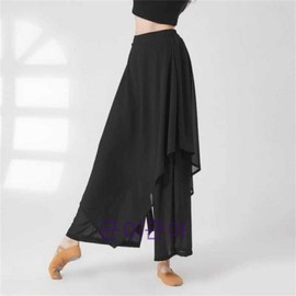 International Korean Dance Chiffon Skirt-Pants for Performing Arts Auditions Arts School S/5