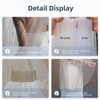 Cobirfam Womens 1 Tier Fingertip Length Veils Short Pearl and