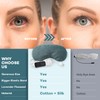 Ezona Heated Eye Mask, Warm Eye Compress Mask for Dry