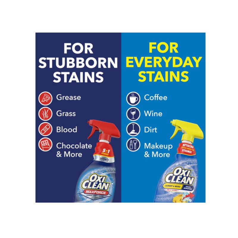 OxiClean Max Force Laundry Stain Remover Spray, 12 fl oz