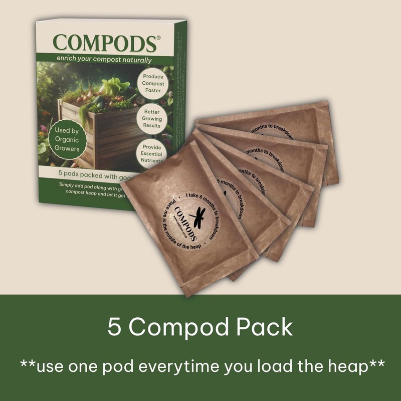 ComPods, Compost Accelerator Pods - Organic, Nutrient-Rich & Convenient Compost