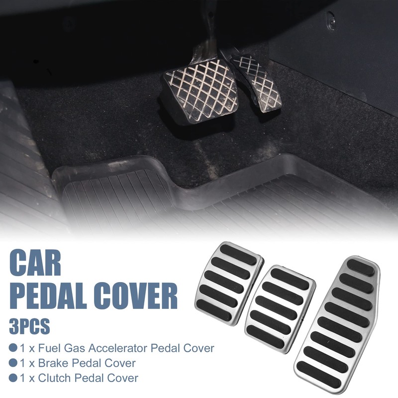 A ABSOPRO 3 Piece Car Accelerator Pedal and Brake Pedal