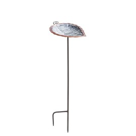 Achla Designs Aspen Leaf Birdbath with Stake