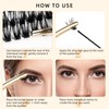 QUEWEL Lash Clusters 240Pcs Individual Lashes 40D+50D D Curl 8-14mm