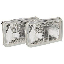 Hella 003177871 164x103mm Halogen Conversion Headlamp Kit Rectangle Clear Lens High Beam Incl. Lamp/12V 55W H1 Bulb/Dust Cover ECE Approved 164x103mm Halogen Conversion Headlamp Kit