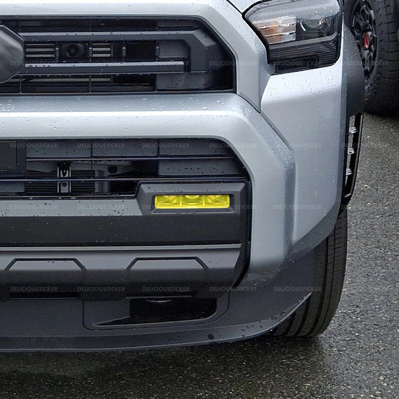 Deliciousticker For 2025 Toyota 4Runner Fog Light Yellow Front Tint