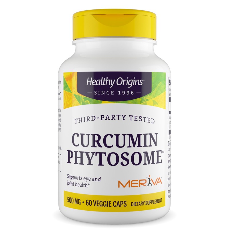 Healthy Origins Curcumin Phytosome (featuring Meriva SF) 500 mg, 60