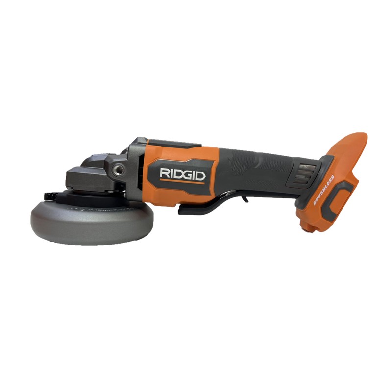 RIDGID 18V Brushless Cordless 4-1/2 in. Paddle Switch Angle Grinder