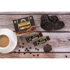 Ganoderma Coffee - Reishi Coffee Mix- Instant 2-in-1 Mushroom Coffee. All Natural Ganoderma Lucidum With Instant Coffee. A Non Sugar Dietary Supplement To Replace Regular Coffee - 30 sachets