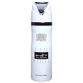 Lattafa Ana Abiyedh I Am White Perfumed Deodorant Spray for Men, 6.7 Ounce