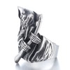 ZMY Home Scary Skull Rings Grim Reaper Ring Stainless Steel