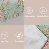 netufe Shabby Chic Pink Rose Flower Hand Towels for Bathroom