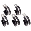 5 x P-Clamps 22mm Diameter with Rubber Tubing for Project