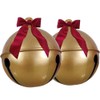 23.6 Inches Inflatable Christmas Ball PVC Large Jingle Bell Bow