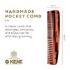 Kent The Handmade Comb - Fine and Coarse Toothed Pocket