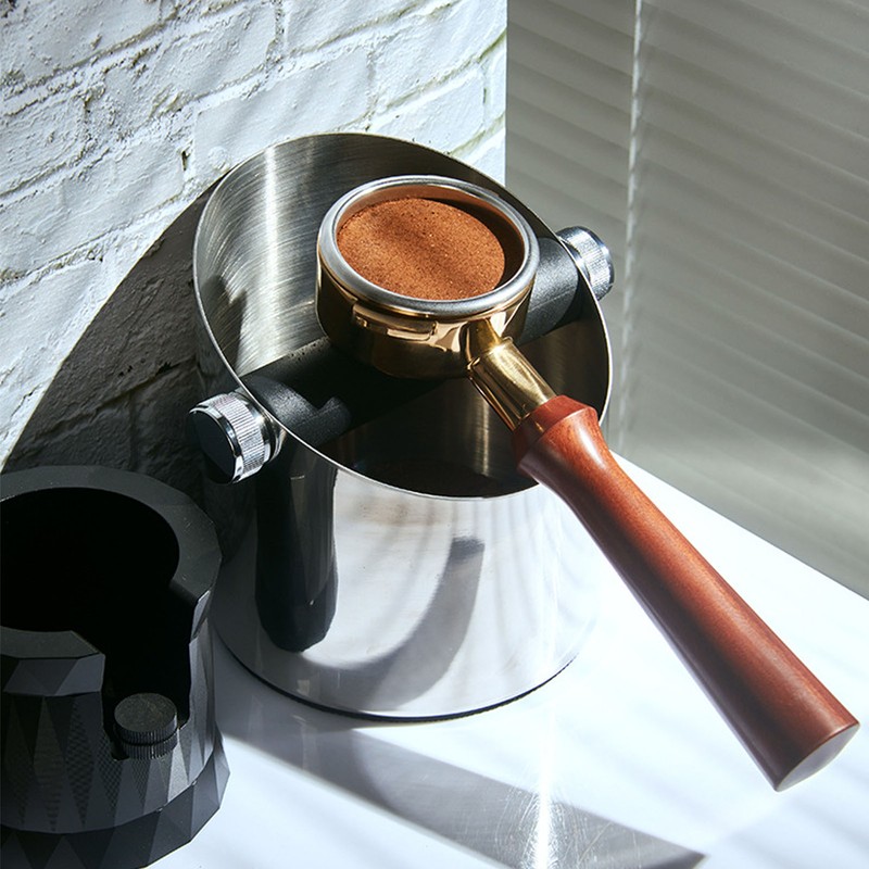Stainless Steel Coffee Grounds Knock Box Coffee Knock Box with