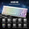 ATTACK SHARK X68 HE 8000Hz Rapid Trigger Keyboard, 0.01mm RT