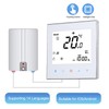 Heating Room Thermostat Weekly Programmable LCD Display Touching Screen 5A