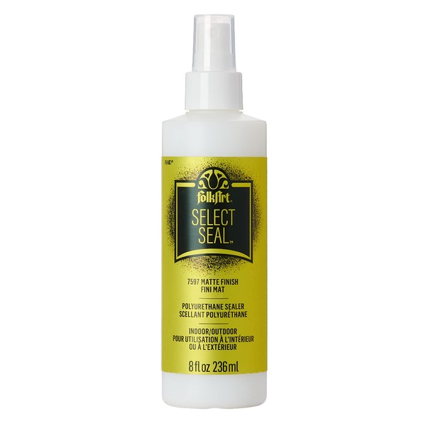 FolkArt Select Seal, 8 fl oz Premium Matte Sealer, Perfect