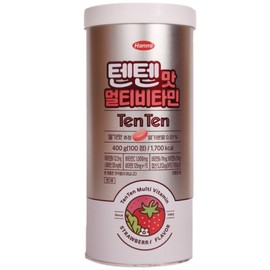 Hanmi Tentenmat Multivitamin 100 Tablets Strawberry Flavored Caramel Type Costco / 한미 텐텐맛 멀티비타민 100정 딸기맛 카라멜타입 코스트코