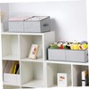 VILLFUL Trapezoid Storage Bins Large Foldable Fabric for Clothes Books