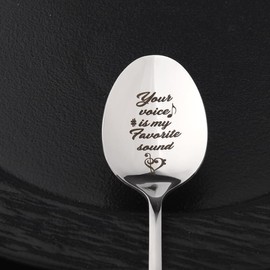 Coffee Spoon Gifts for Best Friend Singer Christmas Gifts for Music Lover Boyfriend Girlfriend Birthday Gifts for Daughter Son Musician Gifts for Husband Wife Spoon Gift for Music Lovers
