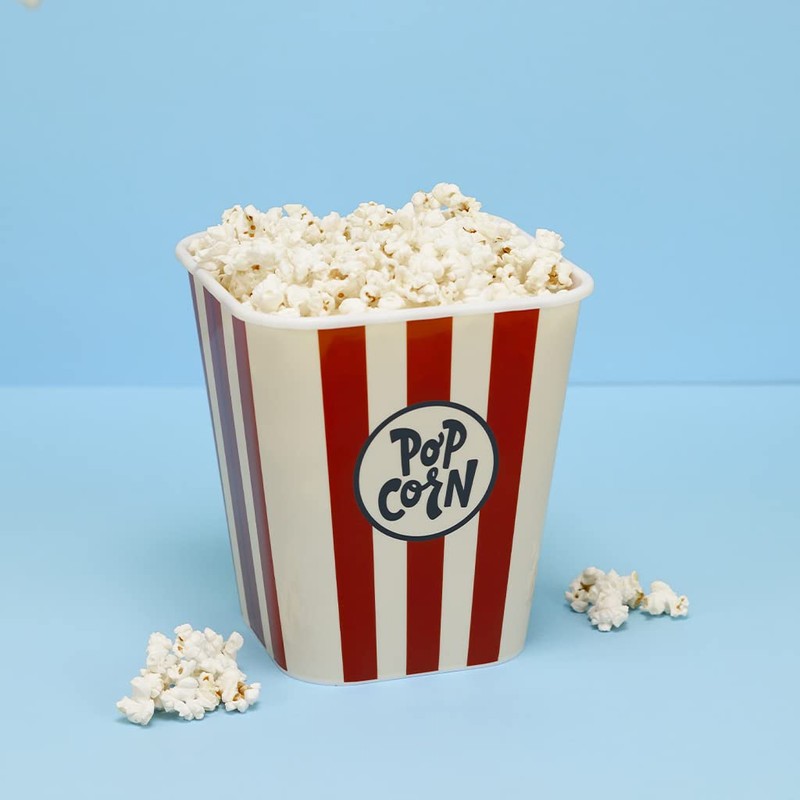 balvi Popcorn Bowl Streaming Colour Red The Essential Companion on