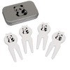 Azeeda 'Cute Panda Sitting' Golf Divot Tool/Repair Fork Gift Set